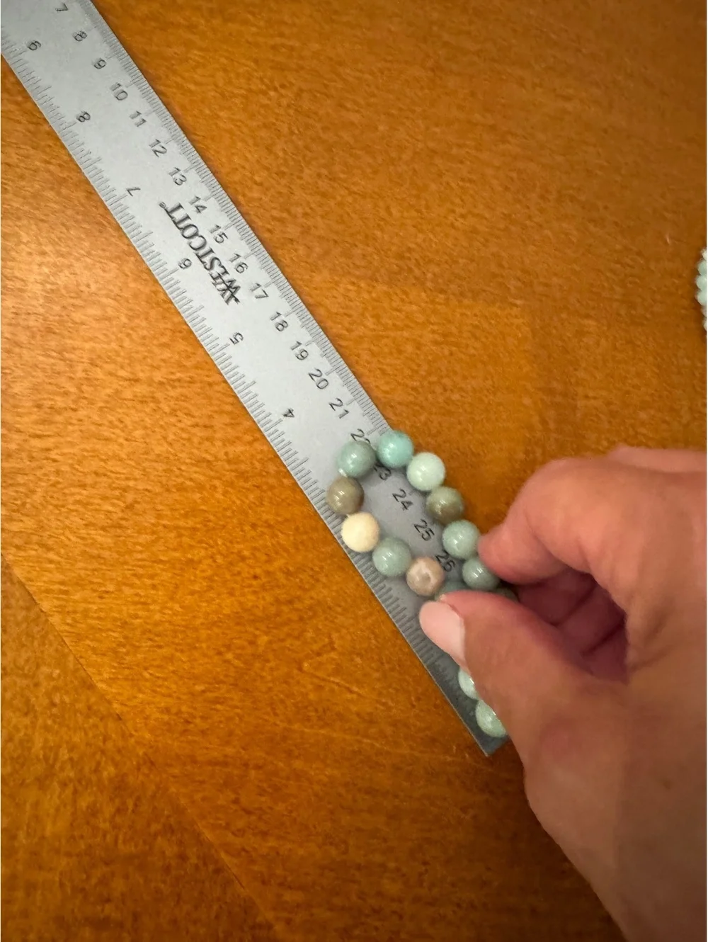 Set of 2 Handmade Beaded Bracelets in Soft Pastel Tones 547